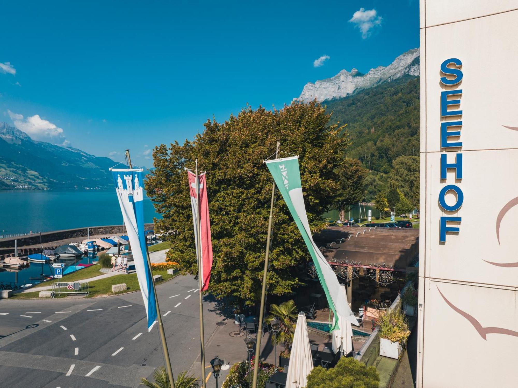 Hotel Seehof Superior Walenstadt Exteriör bild